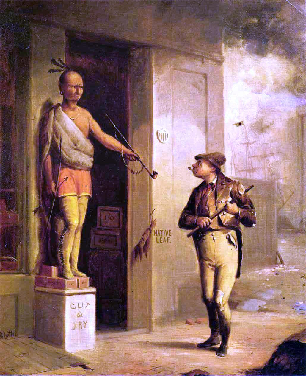 David Gilmore Blythe Land of Liberty - Canvas Print