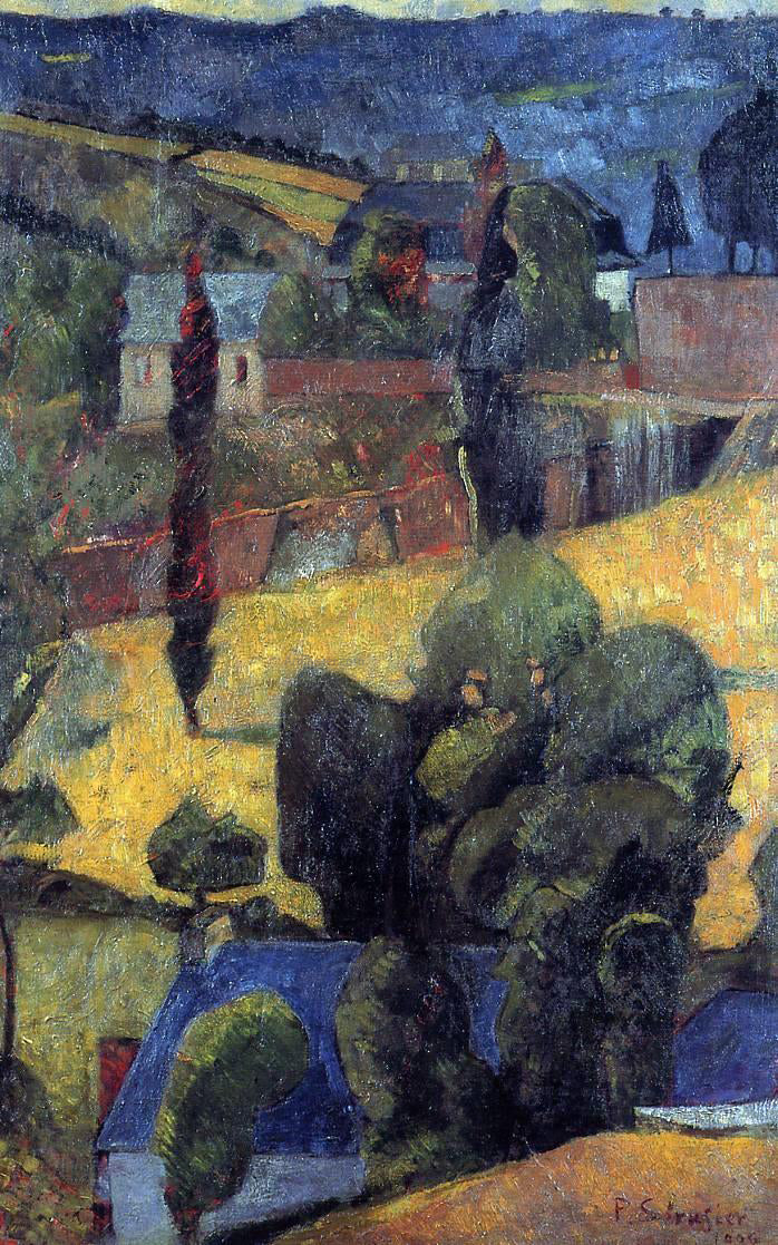 Paul Serusier Landscape - Canvas Print