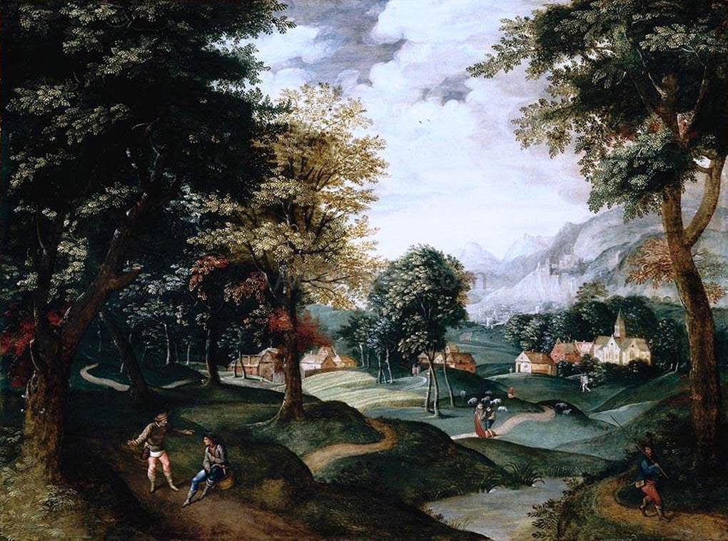 Jacob Grimmer Landscape - Canvas Print