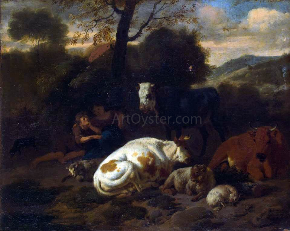 Dirk Van Bergen Landscape - Canvas Print