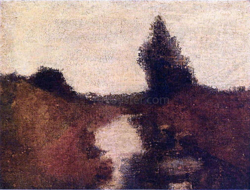 Albert Pinkham Ryder Landscape - Canvas Print