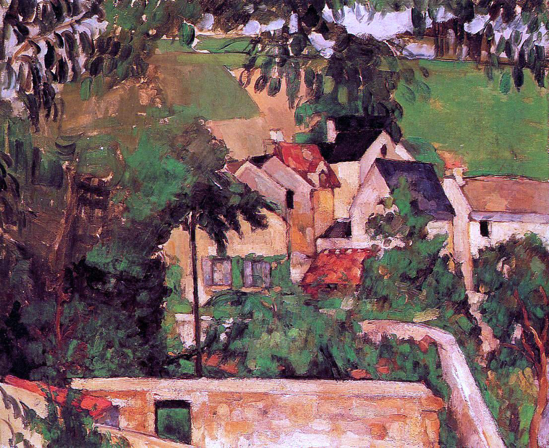 Paul Cezanne A Landscape at Auvers - Canvas Print