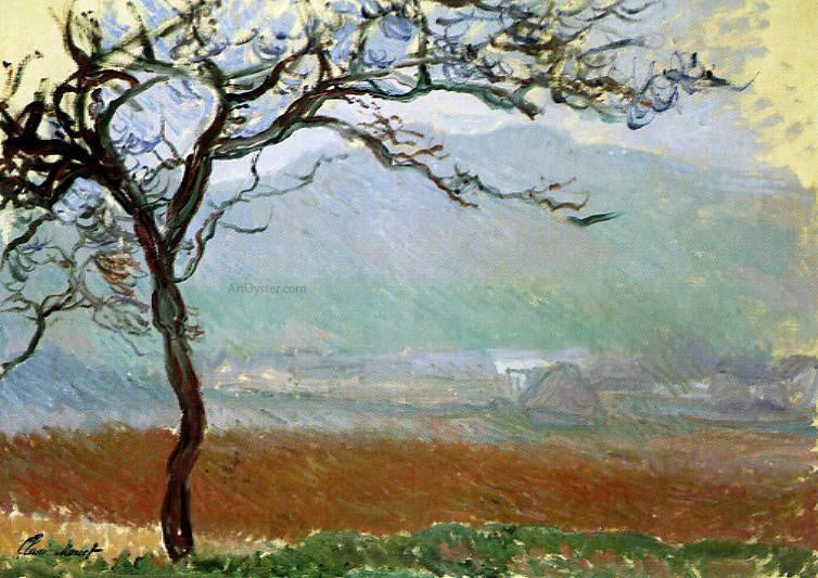 Claude Oscar Monet Landscape at Giverny - Canvas Print