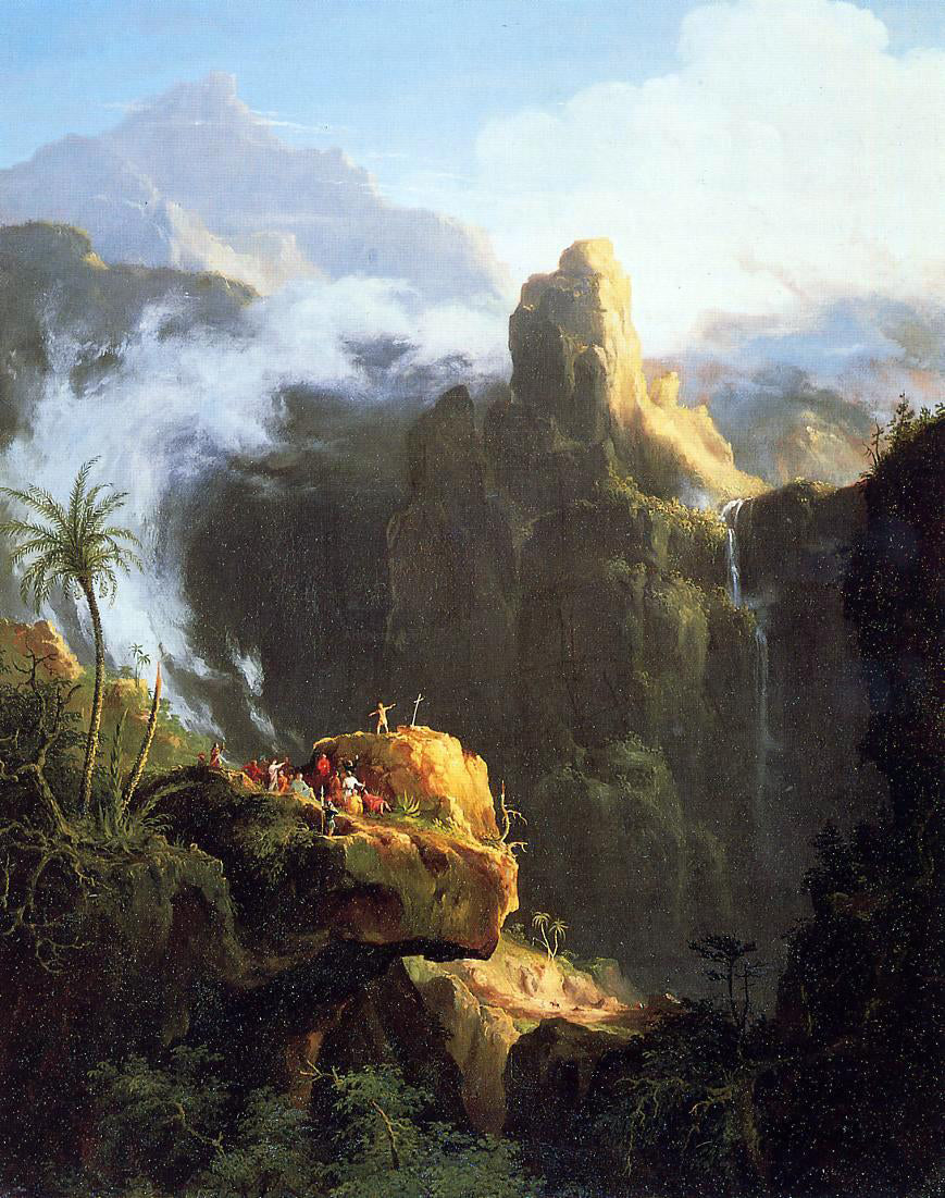 Thomas Cole Landscape Composition: St. John in the Wilderness - Canvas Print
