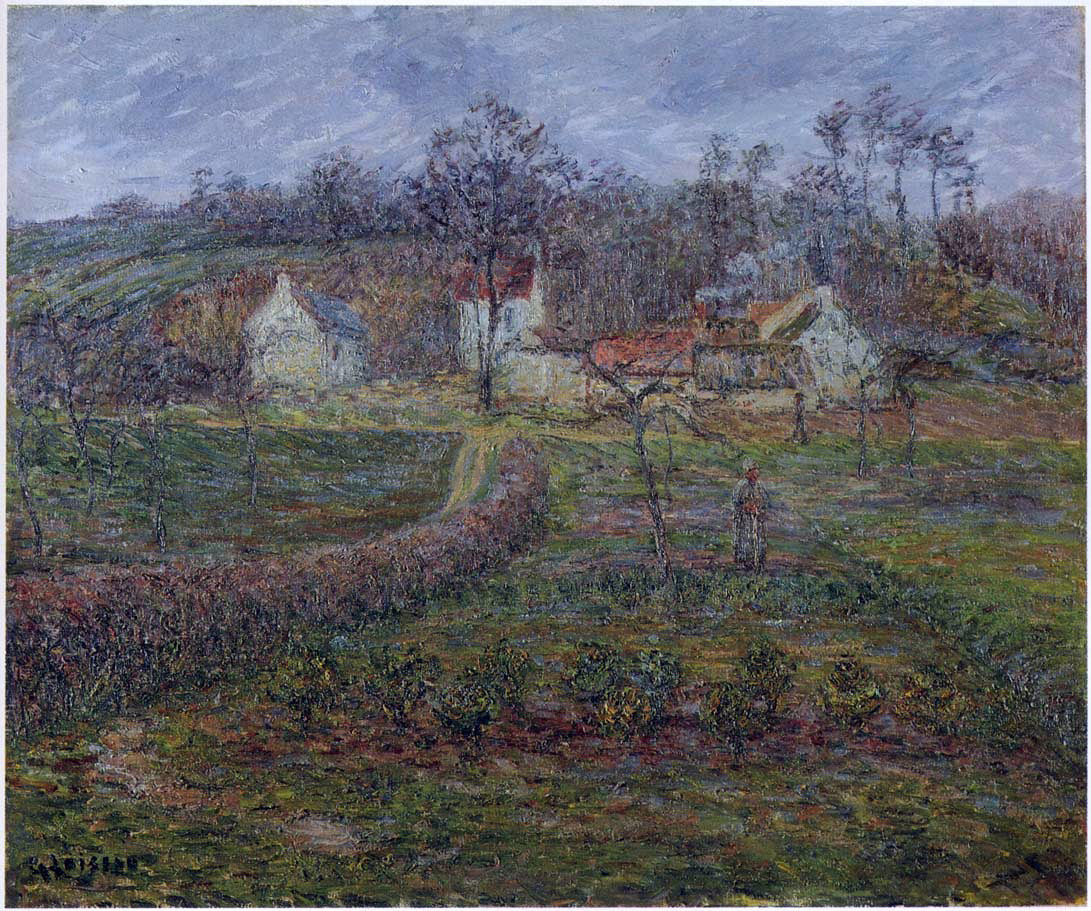 Gustave Loiseau Landscape in a Valley - Canvas Print