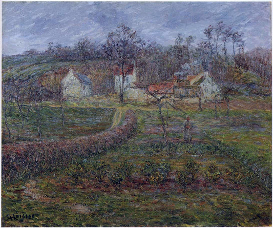 Gustave Loiseau Landscape in a Valley - Canvas Print