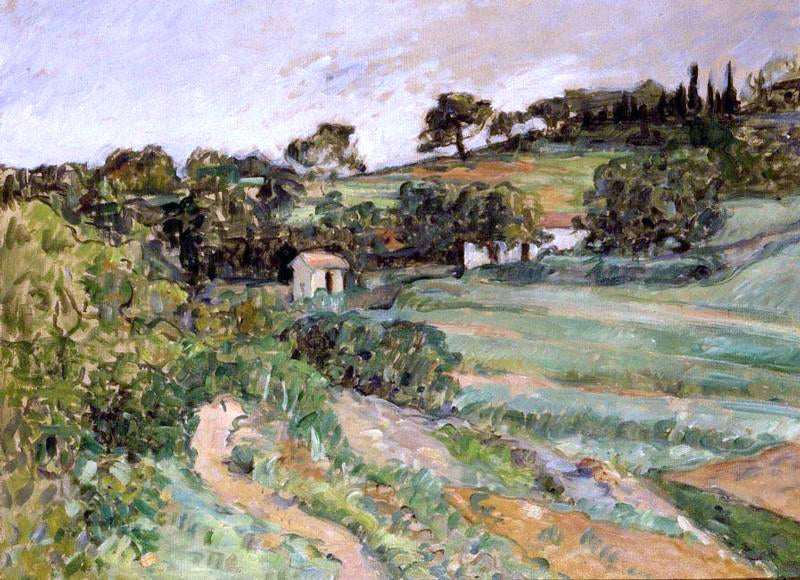 Paul Cezanne Landscape in Provence - Canvas Print