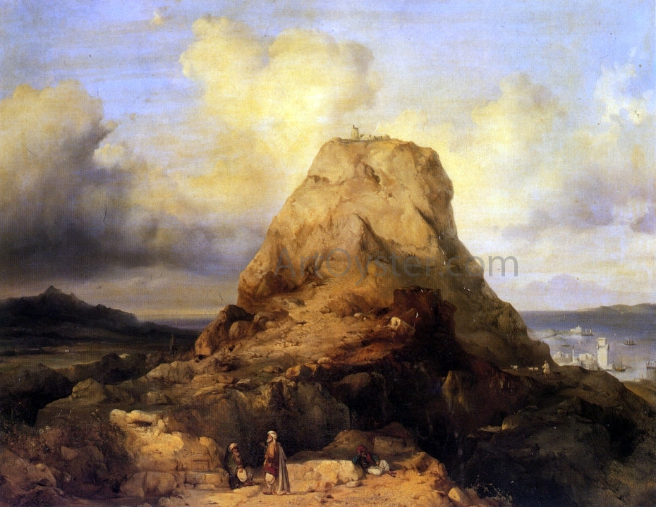 Jacobus Albertus Michael Jacobs Landscape in Rhodes - Canvas Print
