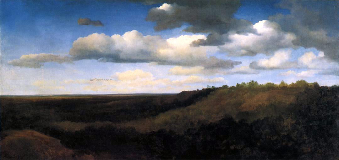 Charles Francois Daubigny Landscape in the Campagna - Canvas Print