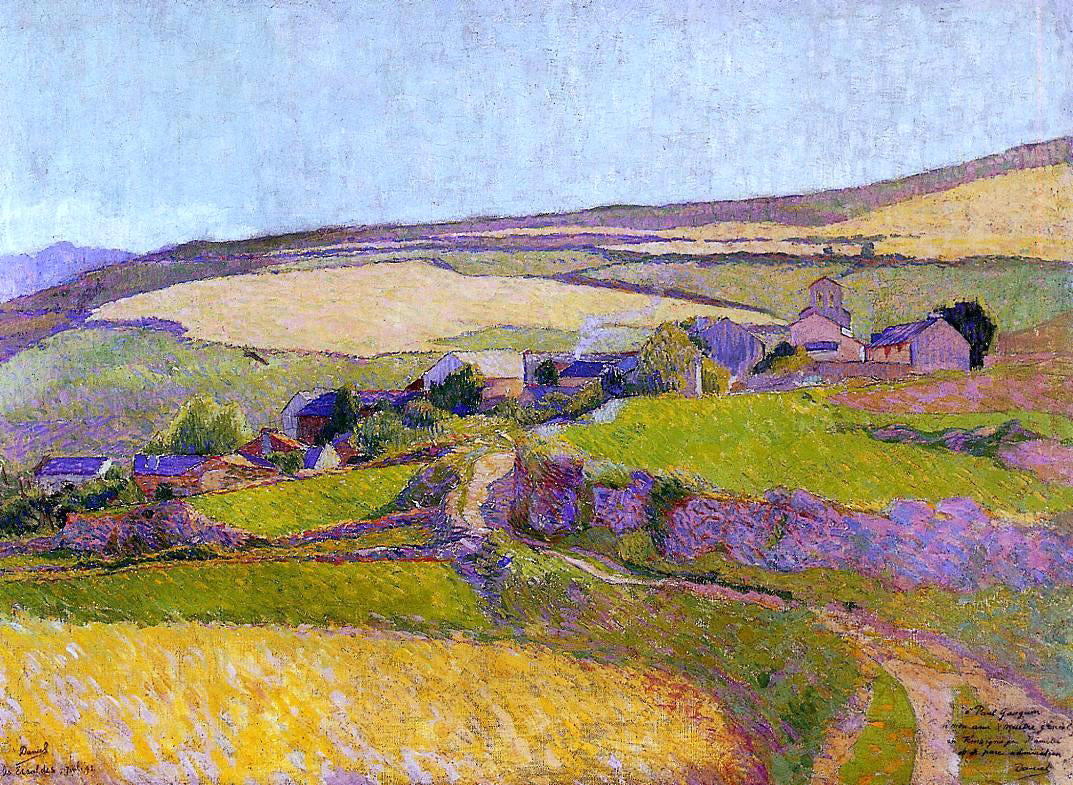 Georges-Daniel De Monfried Landscape near Banyuls - Canvas Print