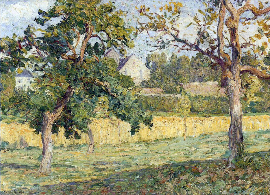 Henri Lebasque Landscape near Campagne - Canvas Print
