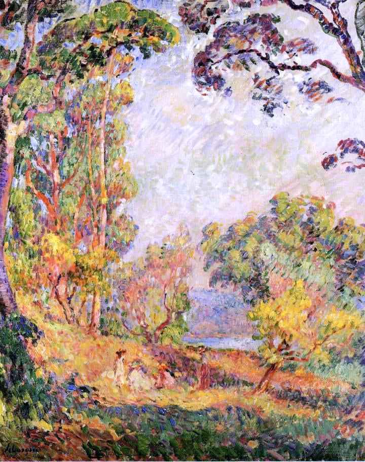 Henri Lebasque Landscape near Cannes - Canvas Print