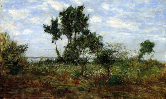 Eugene-Louis Boudin Landscape, near Honflrue - Canvas Print
