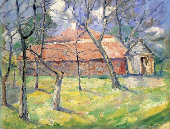 Kazimir Malevich Landscape Near Kiev - Canvas Print