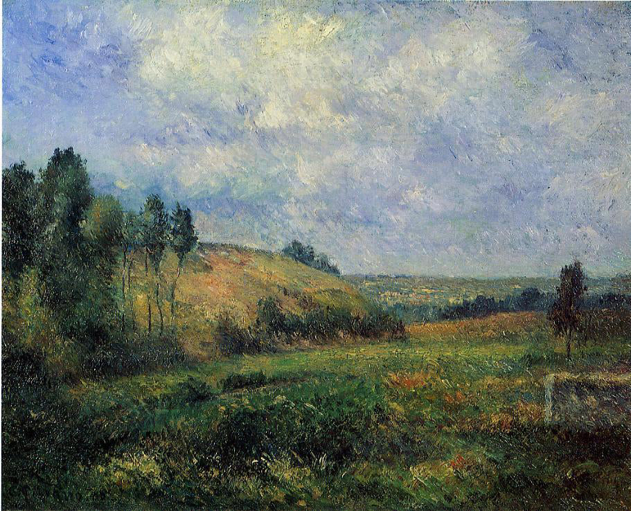 Camille Pissarro Landscape, near Pontoise - Canvas Print
