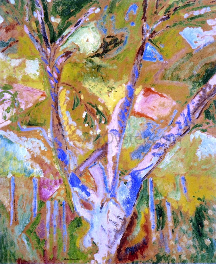 Alfred Henry Maurer Landscape of Provence - Canvas Print