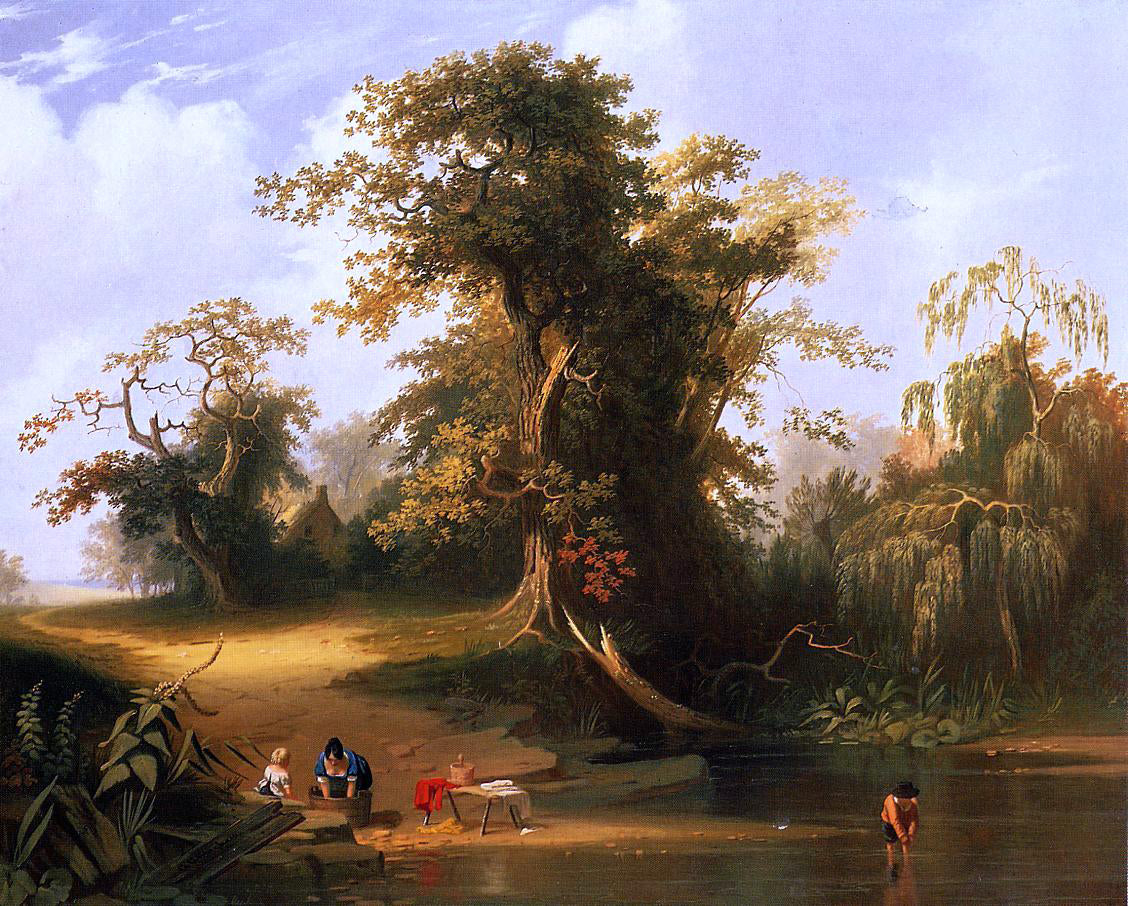 George Caleb Bingham Landscape: Rural Scene - Canvas Print