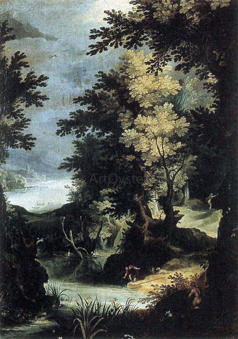 Paul Bril Landscape with a Mythological Scene - Canvas Print