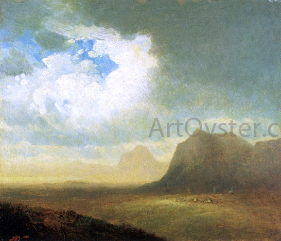John Williamson Landscape with Cliffs - Canvas Print