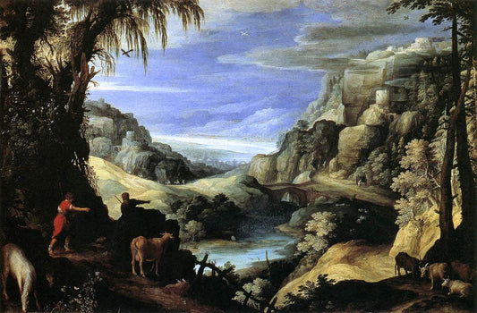 Paul Bril Landscape with Mercury and Argus - Canvas Print