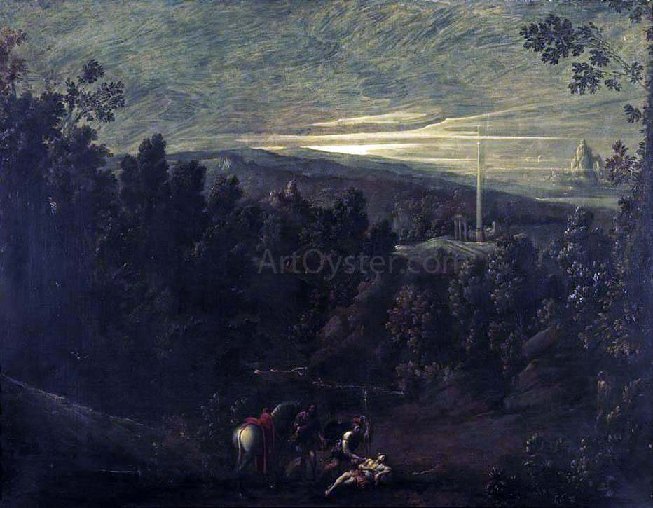 Mastelletta Landscape with the Good Samaritan - Canvas Print