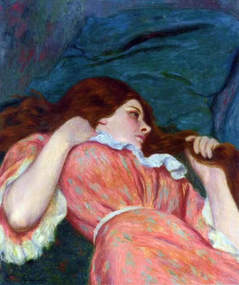 Federico Zandomeneghi Languor - Canvas Print