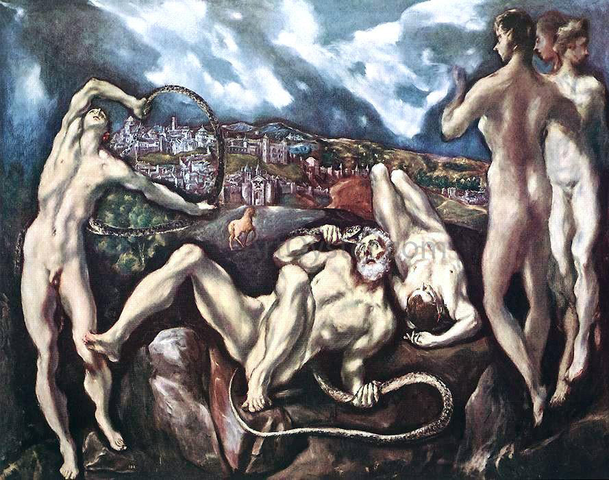 El Greco Laokoon - Canvas Print