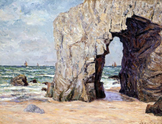 Maxime Maufra L'Arche de Port blanc presq L'Ile de Quiberon - Canvas Print