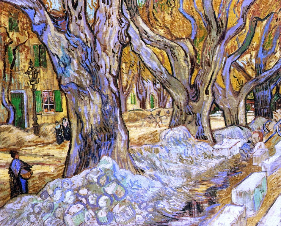 Vincent Van Gogh Large Plane Trees - Canvas Print
