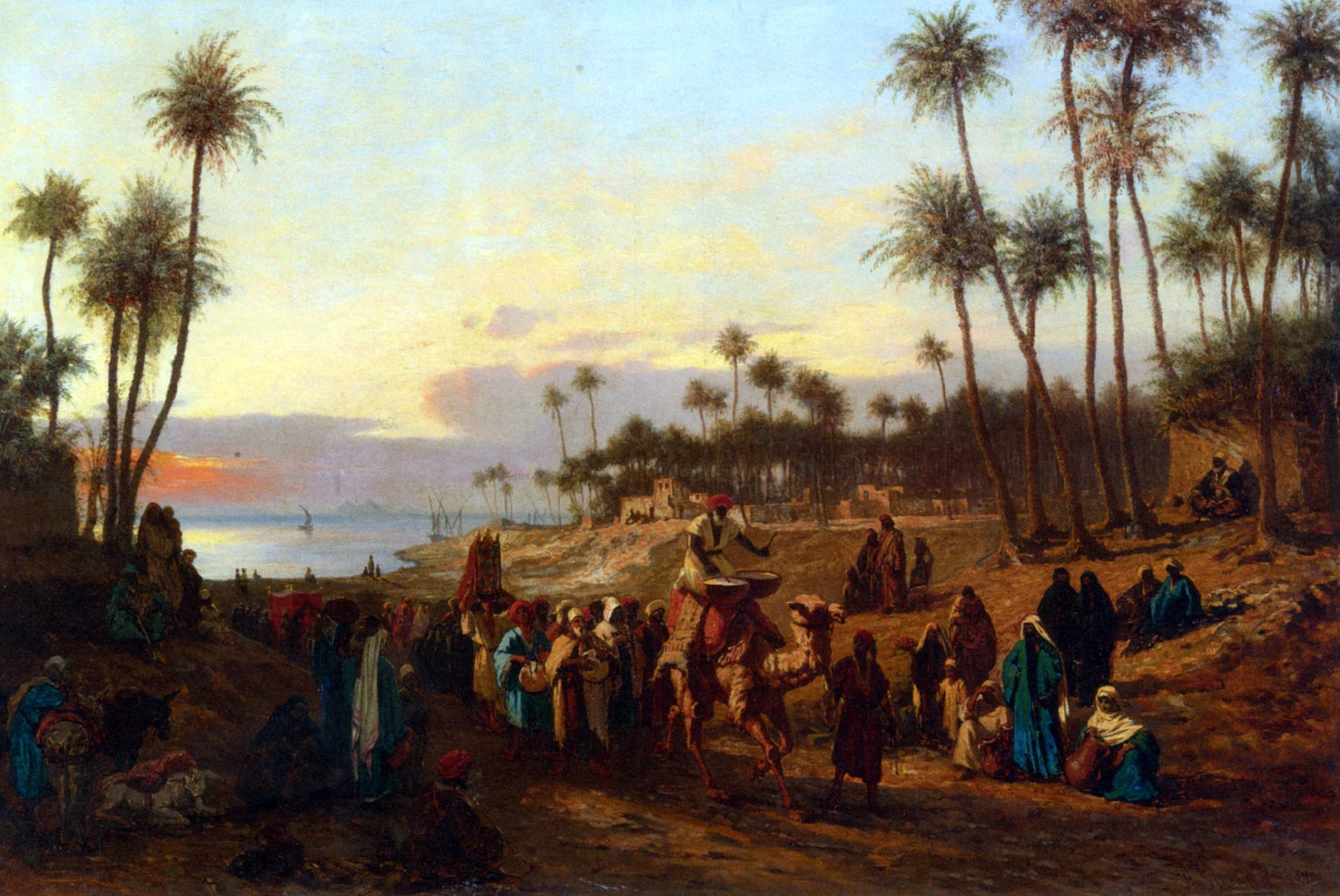 Alois Schonn Larrivee de la Mariee - Canvas Print