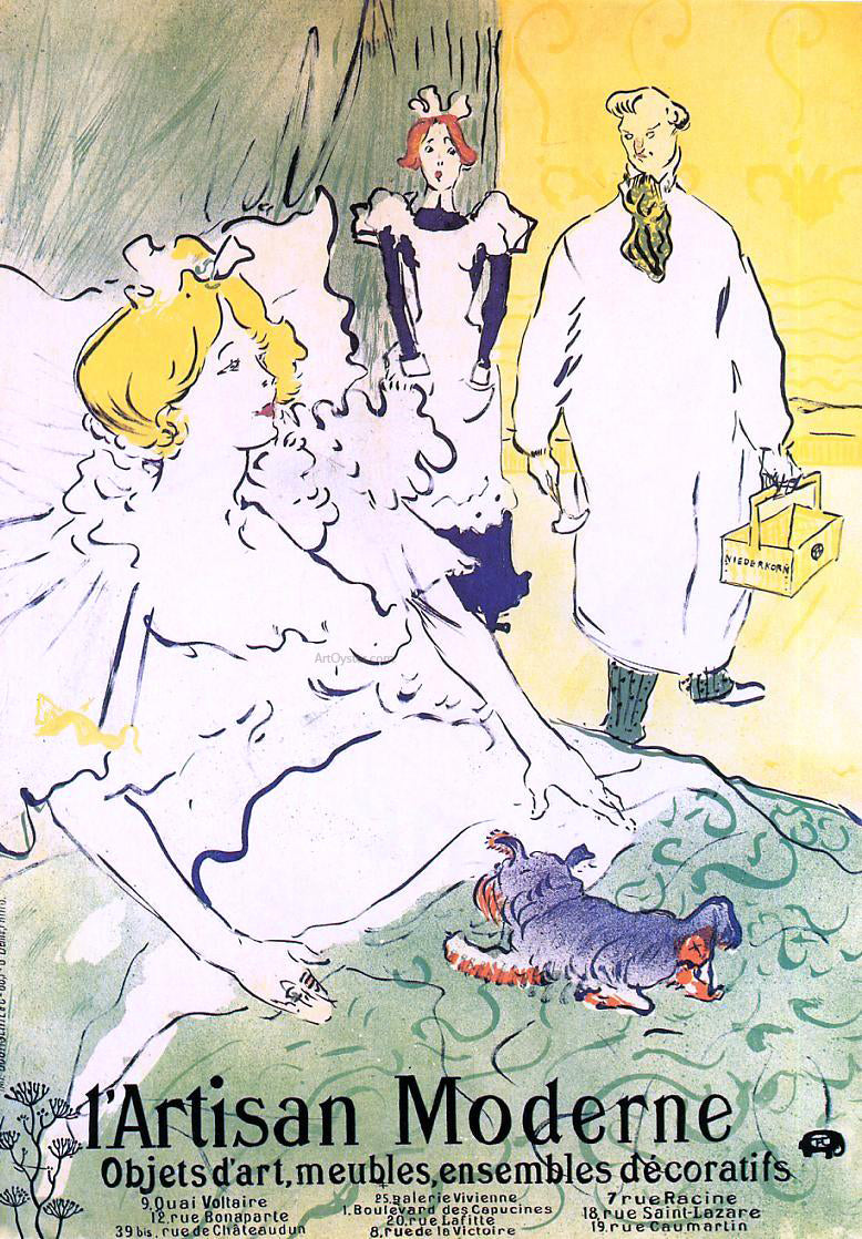 Robert Crannell Minor L'artisdan Moderne - Canvas Print