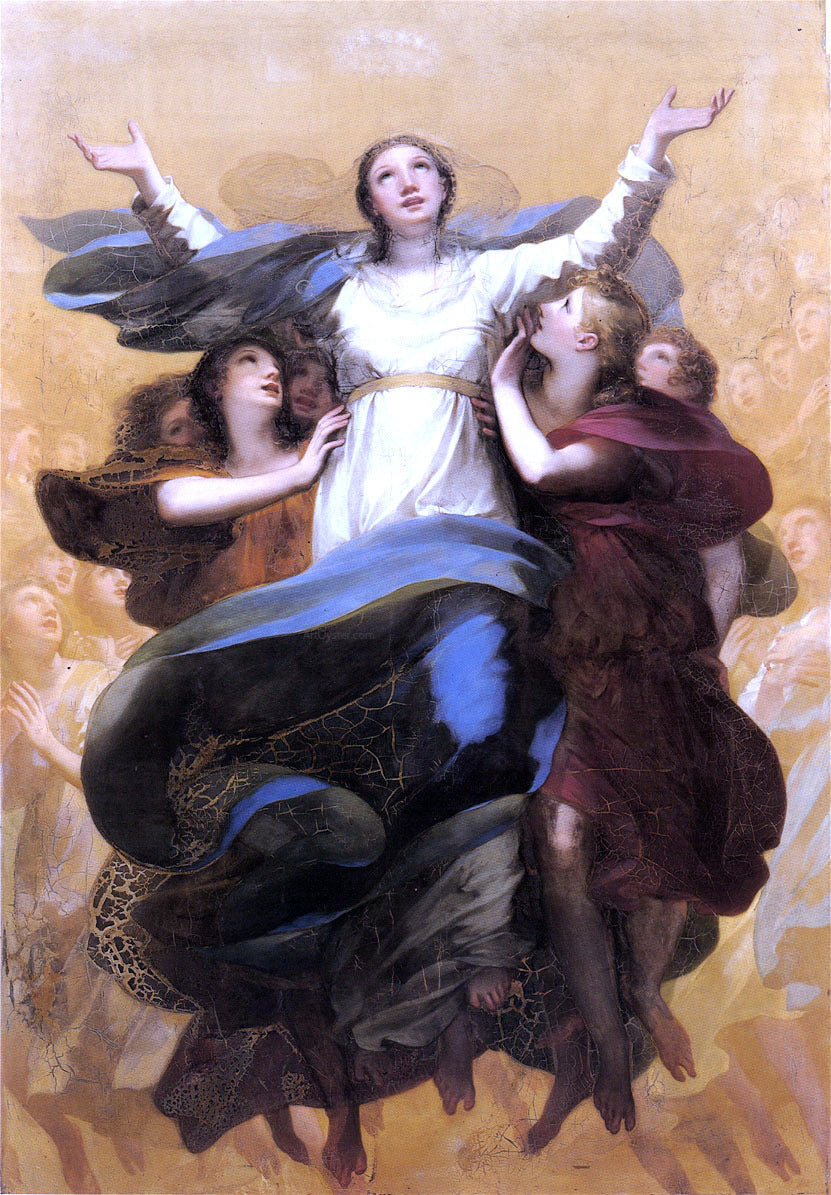 Pierre Paul Prudhon L'Assomption de la Vierge - Canvas Print