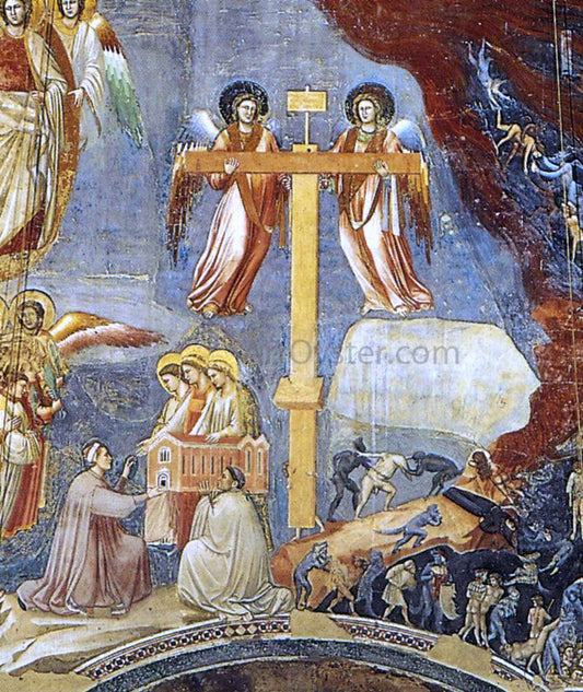 Giotto Di Bondone Last Judgment (detail 10) (Cappella Scrovegni (Arena Chapel), Padua) - Canvas Print
