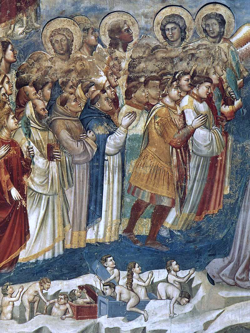 Giotto Di Bondone Last Judgment (detail 8) (Cappella Scrovegni (Arena Chapel), Padua) - Canvas Print