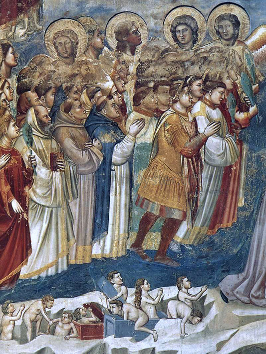 Giotto Di Bondone Last Judgment (detail 8) (Cappella Scrovegni (Arena Chapel), Padua) - Canvas Print