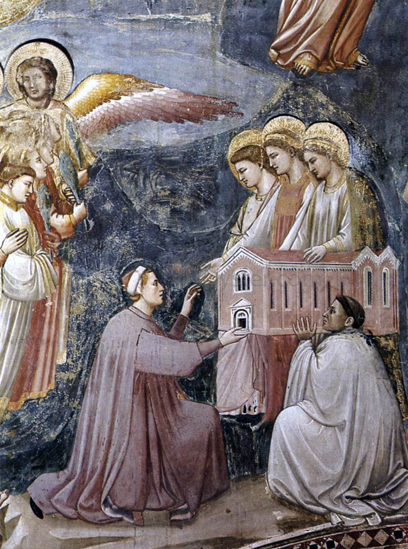 Giotto Di Bondone Last Judgment (detail 9) (Cappella Scrovegni (Arena Chapel), Padua) - Canvas Print