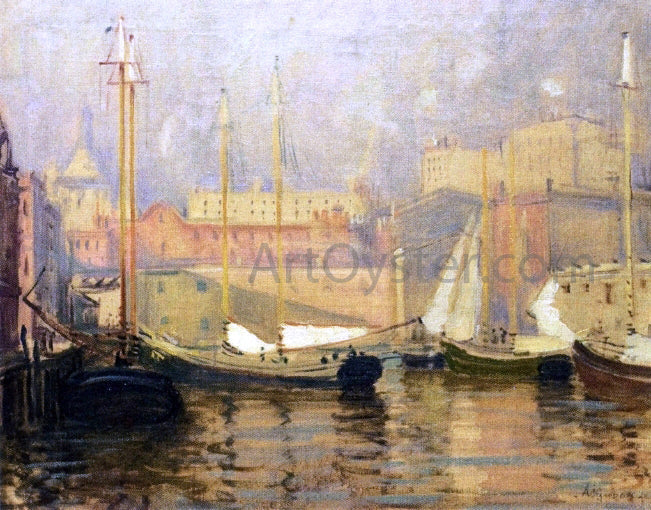 Arthur Clifton Goodwin A Last Look - T Wharf - Canvas Print