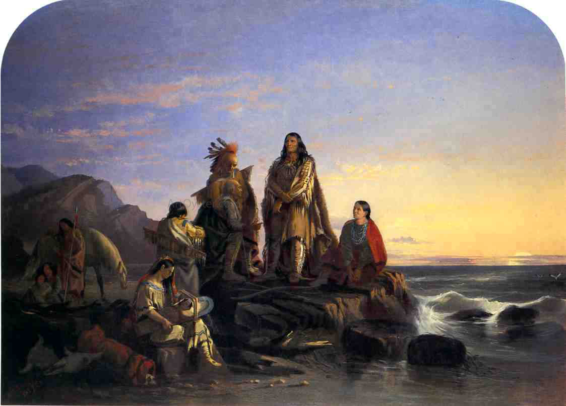 John Mix Stanley Last of Their Race - Canvas Print
