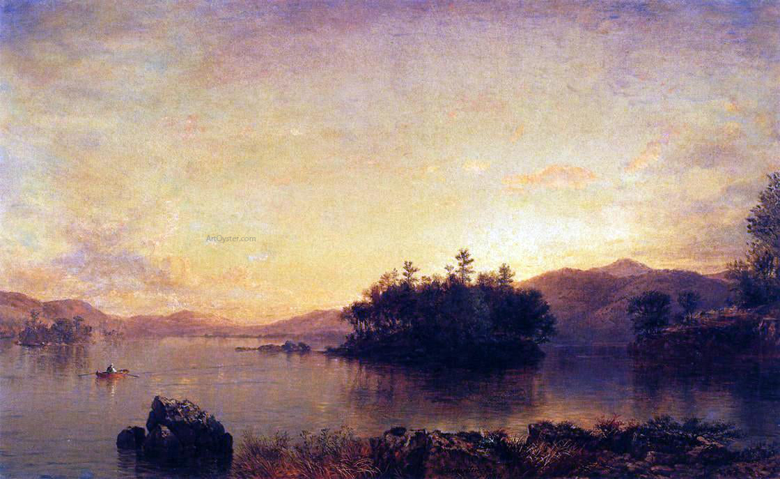 Daniel Huntington Late Afternoon on the Susquehanna - Canvas Print