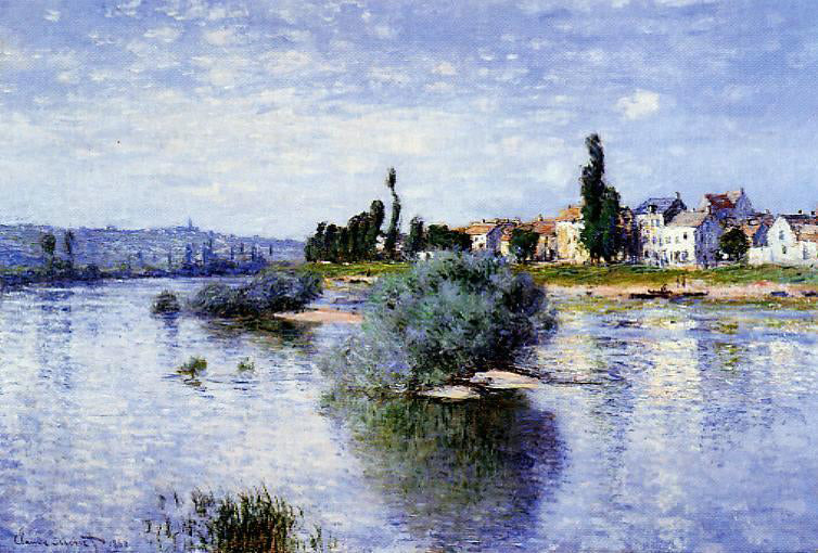Claude Oscar Monet Lavacourt - Canvas Print