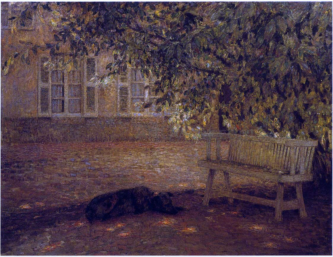Henri Le Sidaner Le Banc - Canvas Print