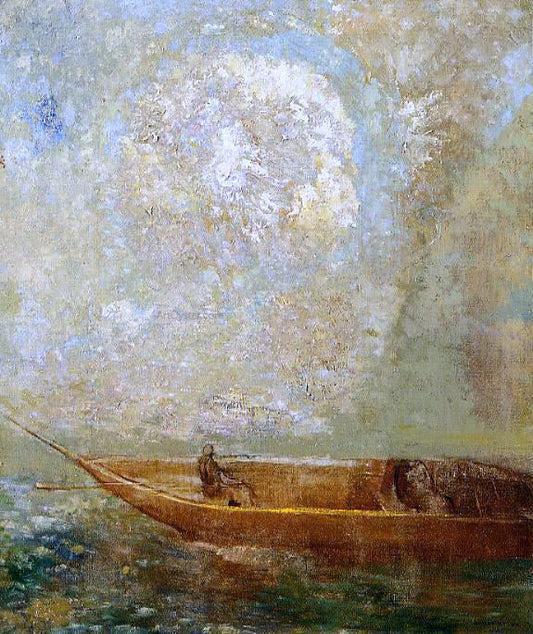 Odilon Redon Le Barque - Canvas Print