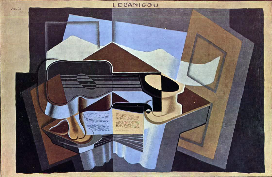 Juan Gris Le Canigou - Canvas Print