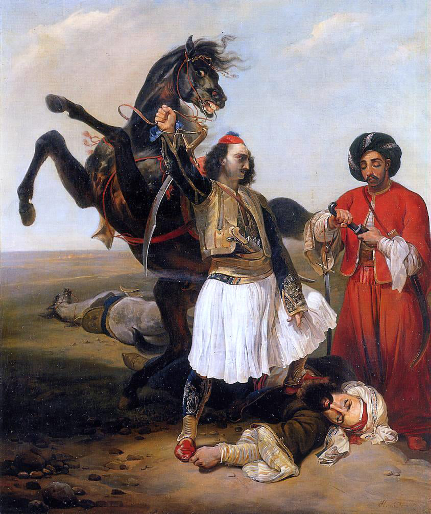 Horace Vernet Le Glaour, Conquerer of d'Hassan - Canvas Print