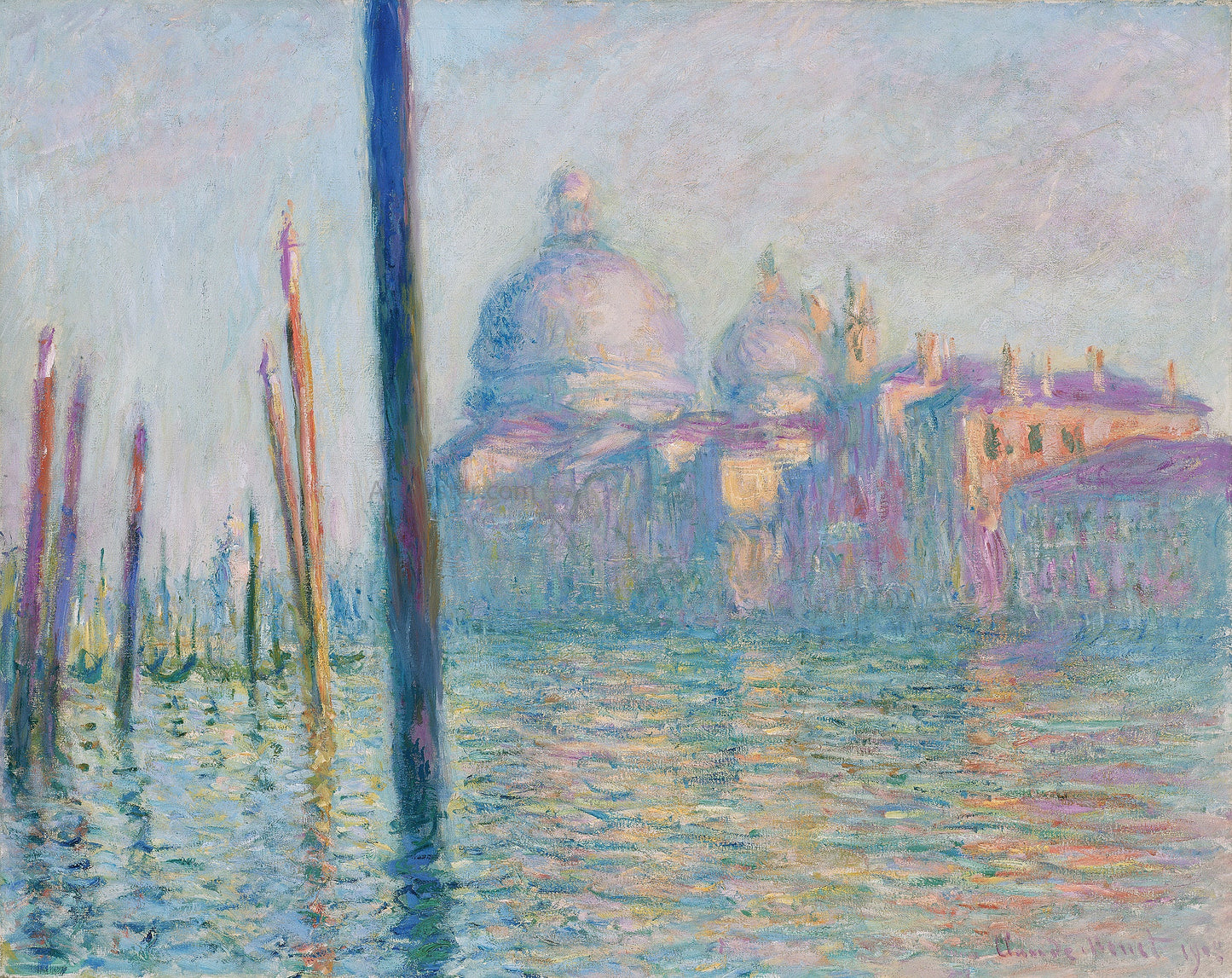 Claude Oscar Monet Le Grand Canal - Canvas Print