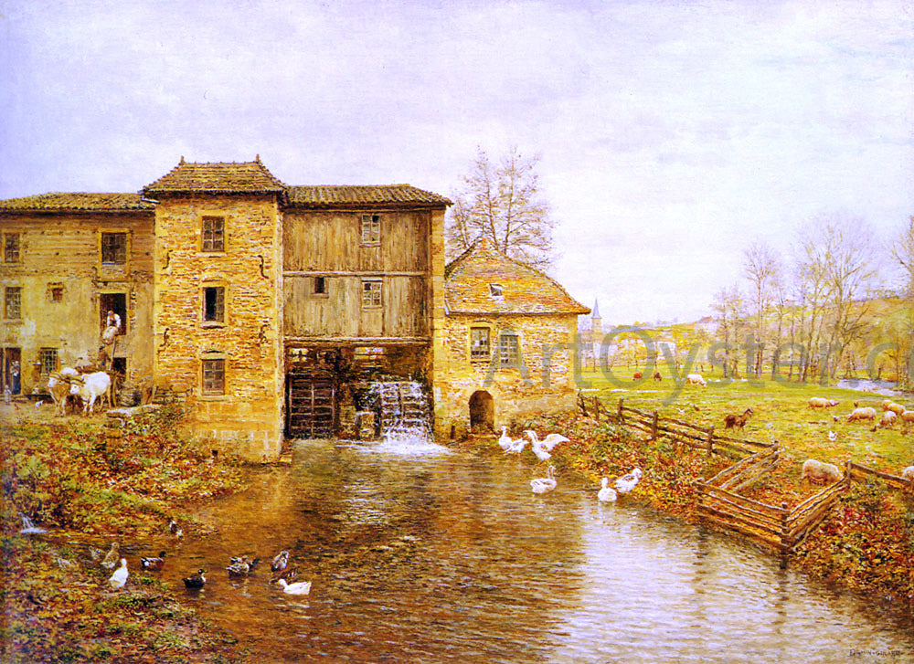 Marie Girard Le Moulin de Gatellier - Canvas Print