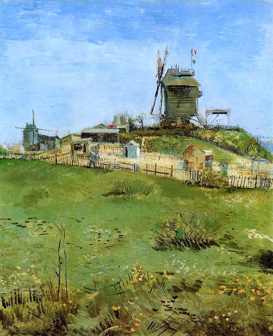 Vincent Van Gogh Le Moulin de la Gallet - Canvas Print