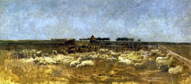 Charles Francois Daubigny Le Parc a Moutons - Canvas Print