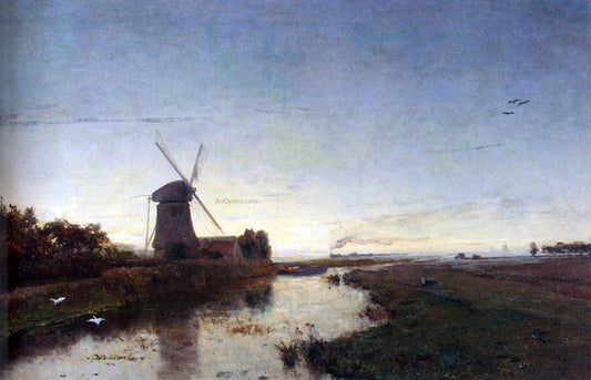Paul Constantine Gabriel Le Point Du Jour, Vue Prise Dans Les Environs De Amsterdam (Hollande) - Canvas Print