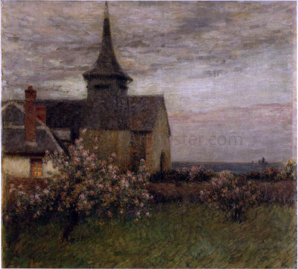 Henri Le Sidaner Le Presbytere - Canvas Print